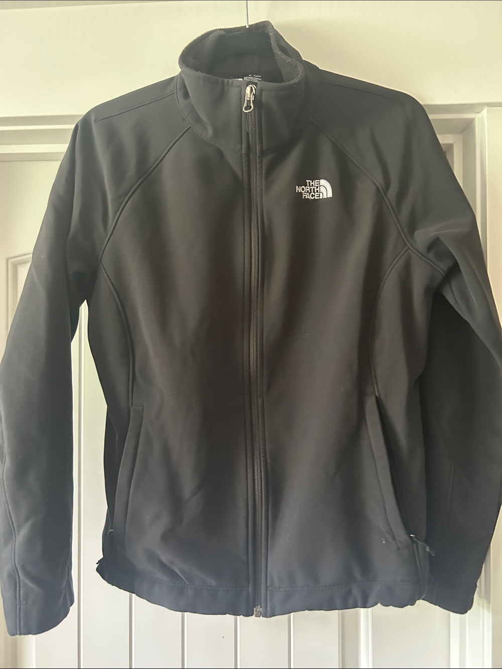 The North Face Black Softshell Full-Zip Jacket